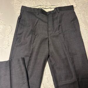 Lauren Ralph Lauren Charcoal Dress Pants - NWT, Size 33W X 32L - Flat Front
